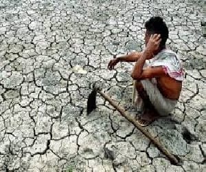 The death of the young farmer burdened with debt